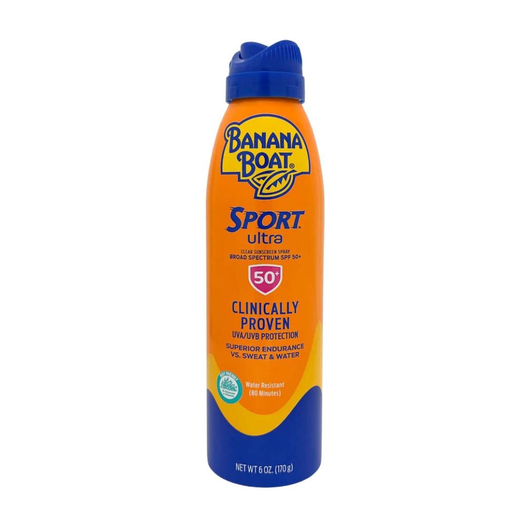 Banana Boat Sport Ultra SPF 50+ Clear Sunscreen Spray,079656031799