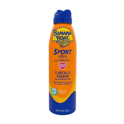 Banana Boat Sport Ultra SPF 50+ Clear Sunscreen Spray,079656031799