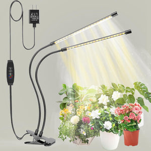 Bseah Plant Grow Light For Indoor Plants, Full Spectrum Indoor Grow Light, 3 Modes And 10-Level Dimmable, Auto ON And Off Timer 3/9/12H,