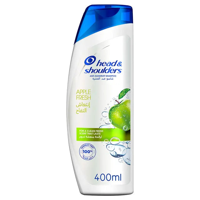 Head & Shoulders Apple Fresh Anti-Dandruff Shampoo 400ml,8001090316196,