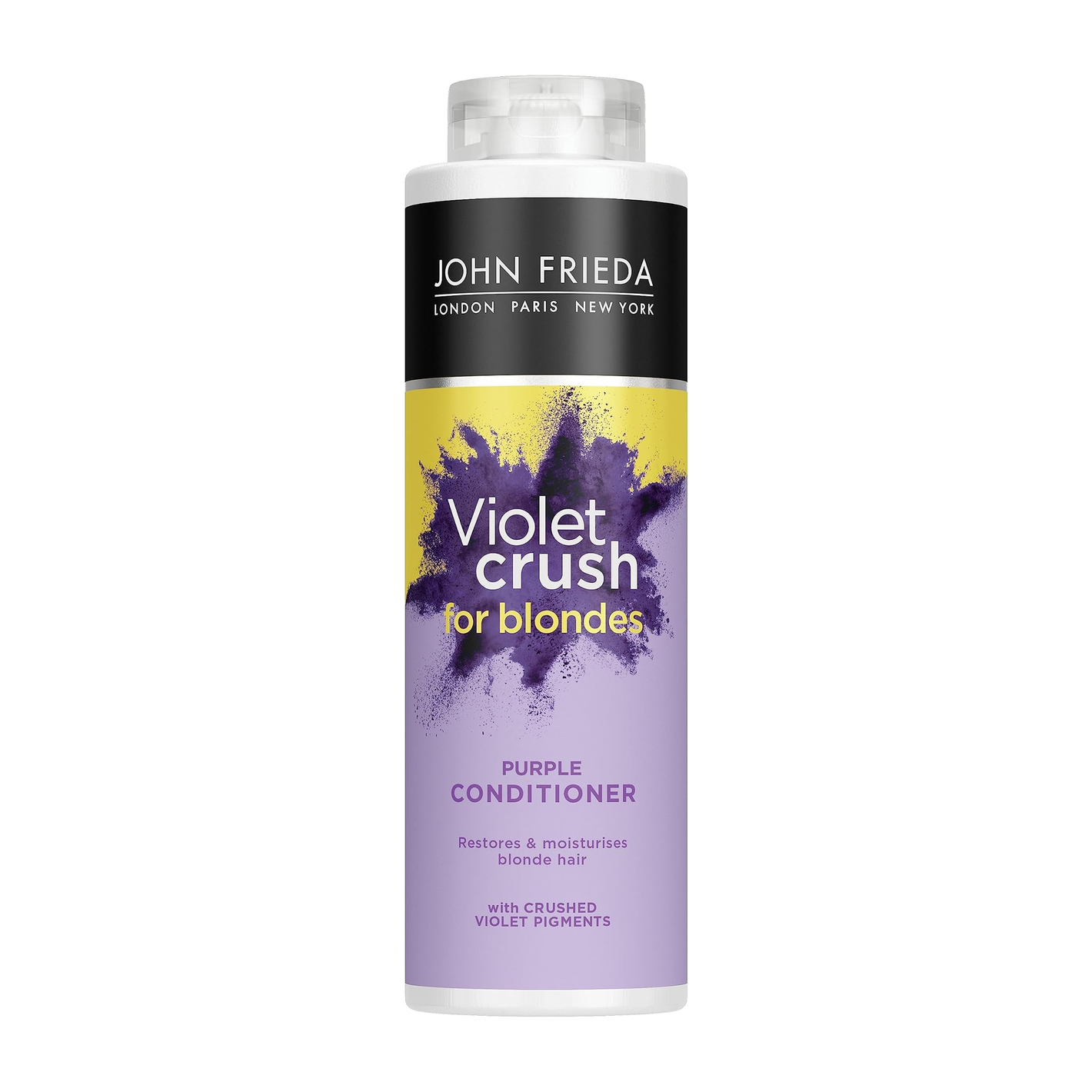 John Frieda Violet Crush For Blondes Crushed Violet Pigments Conditioner 500ml,5037156274769,