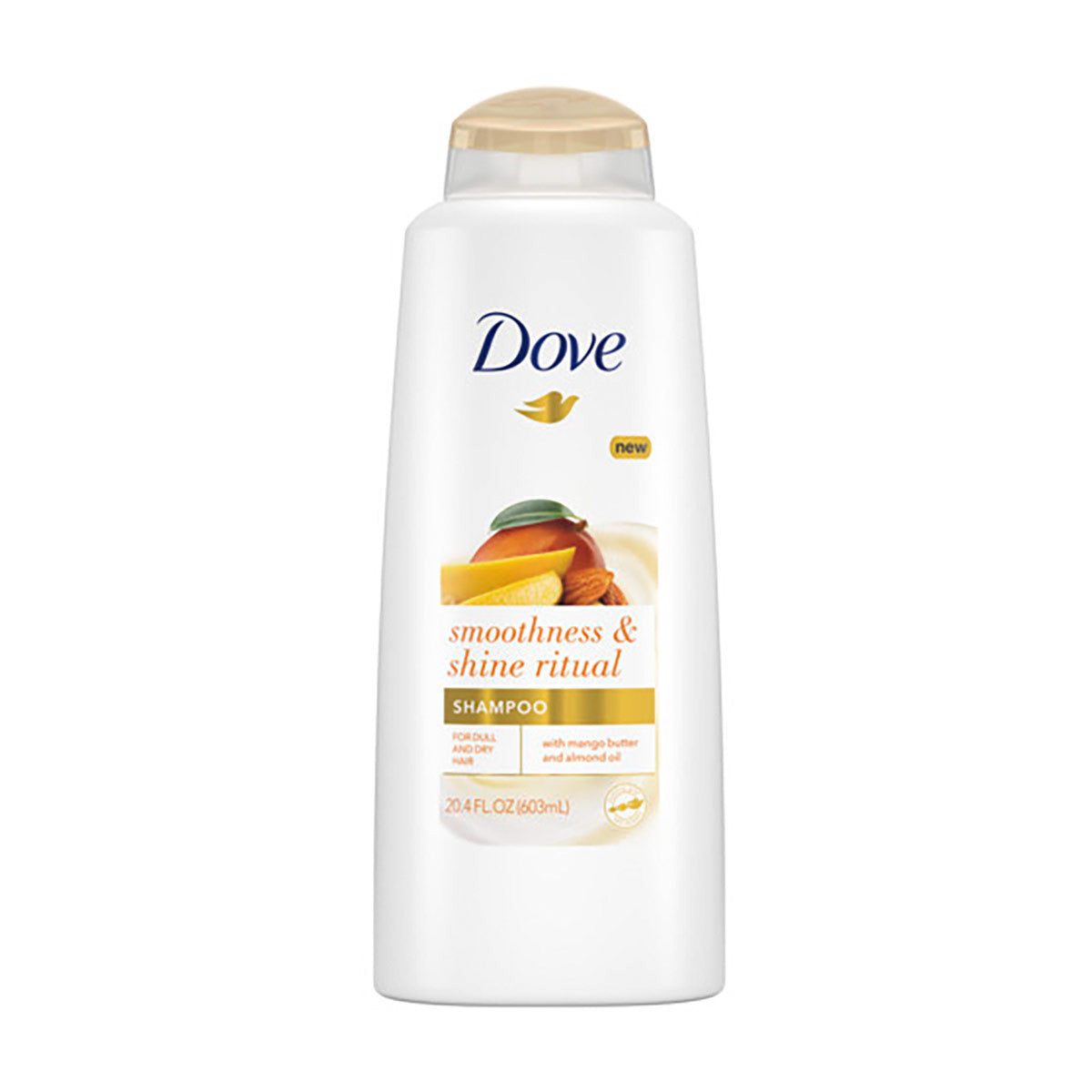 Dove Smoothness & Shine Ritual Mango Butter & Almond Oil Shampoo 603ml,079400474919,
