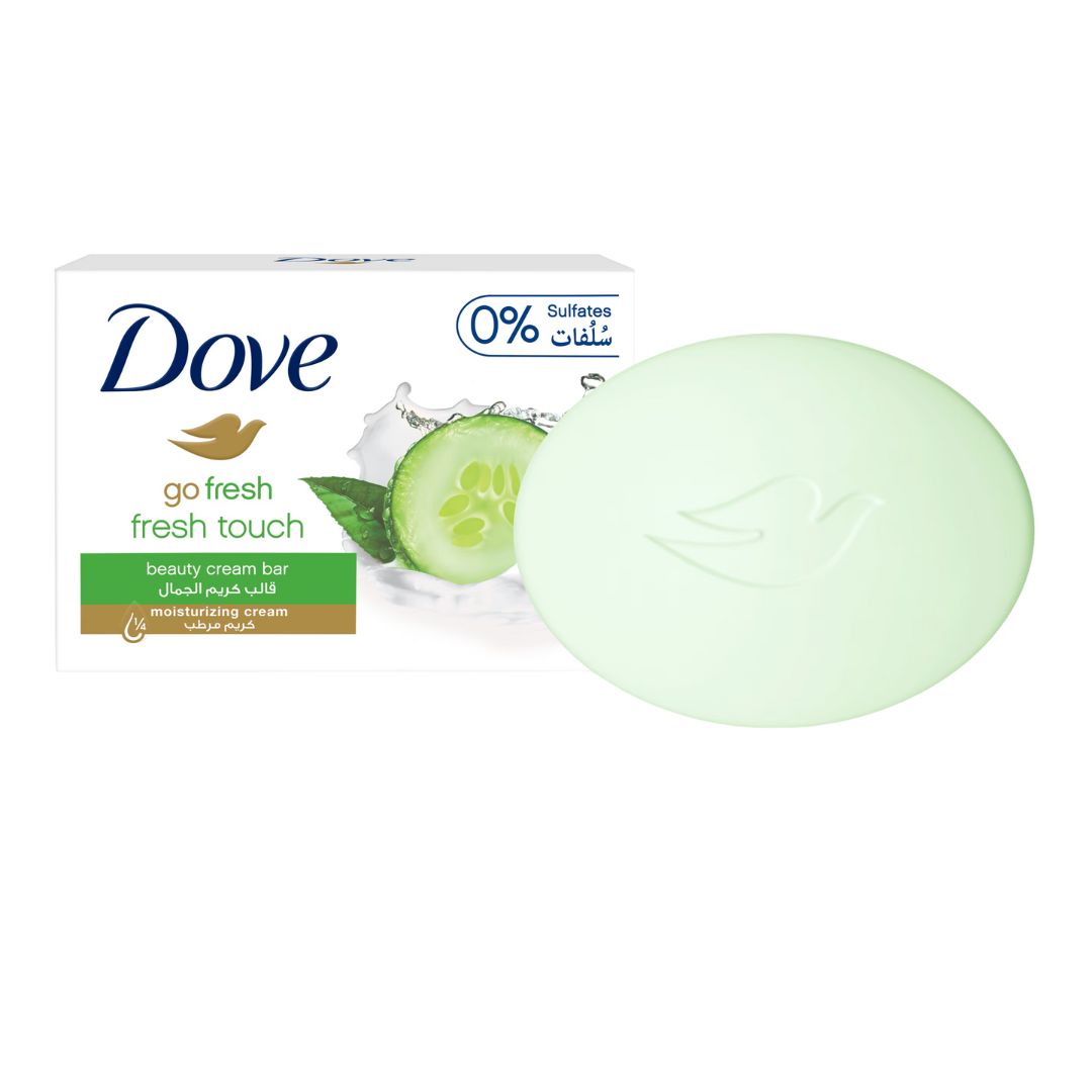 Dove Beauty Bar Go Fresh, Fresh Touch Cucumber & Green Tea Soap 100g,8712561538077,