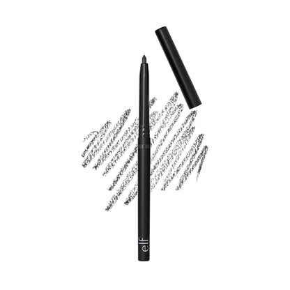 e.l.f. E.l.f. No Budge Retractable Eyeliner, Creamy, Ultra-Pigmented, Long Lasting, Enhances, Defines, Intensifies, Boldens, Grey, All-Day Wear, 0.008 Oz