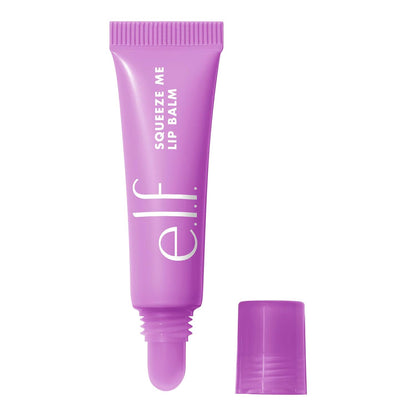 e.l.f. E.l.f. Squeeze Me Lip Balm, Moisturizing Lip Balm For A Sheer Tint Of Color, Infused With Hyaluronic Acid, Vegan And Cruelty-free, Grape