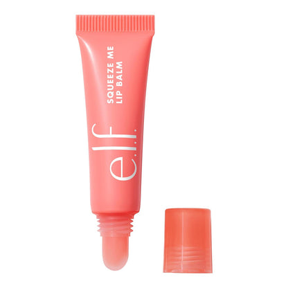 e.l.f. E.l.f. Squeeze Me Lip Balm, Moisturizing Lip Balm For A Sheer Tint Of Color, Infused With Hyaluronic Acid, Vegan And Cruelty-free, Strawberry
