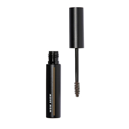 e.l.f. E.l.f., Wow Brow Gel, Volumizing, Buildable, Wax-Gel Hybrid, Creates Full, Voluminous-Looking Brows, Locks Brow Hairs In Place, Neutral Brown, Fiber-Infused, 0.12 Oz