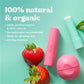 eos Eos 100% Natural And Organic Lip Balm Sticks- Strawberry Sorbet, Vanilla Bean, Sweet Mint And Pomegranate Raspberry, Lip Care Products, 0.14 Oz, 4-Pack