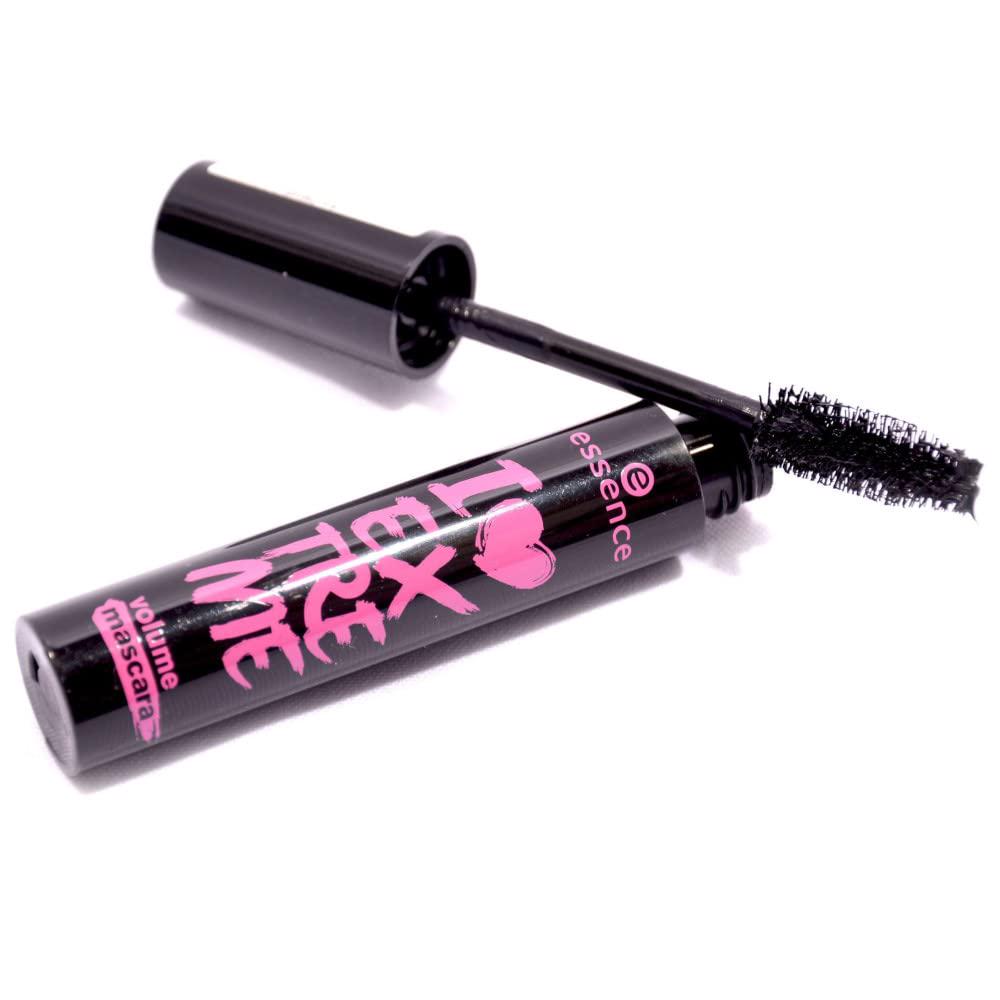 Essence | I Love Extreme Volume Mascara (Pack Of 1) | Flake Free, Intense And Dramatic Volume | Vegan And Cruelty Free,