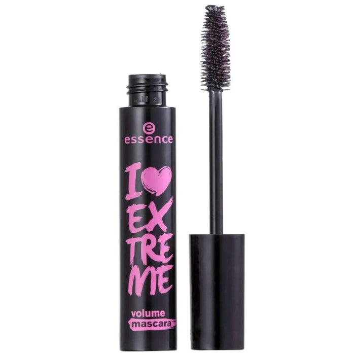 Essence I Love Extreme Volume Mascara, Pack of 1, Flake-Free, Intense Volume, Vegan & Cruelty-Free
