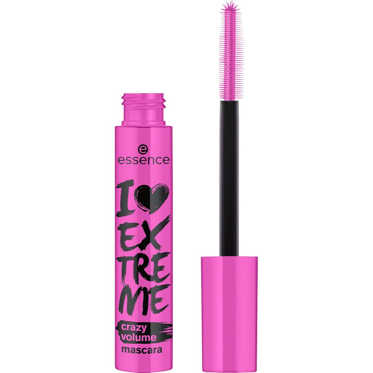 Essence | I Love Extreme Crazy Volume Mascara (Pack Of 1) | Intense And Dramatic Volume And Length In One Swipe | Vegan And Cruelty Free,
