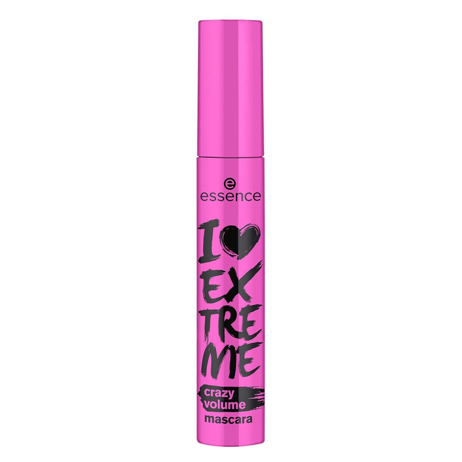 Essence | I Love Extreme Crazy Volume Mascara (Pack Of 3) | Vegan And Cruelty Free | Free From Parabens-Fragrance, Alcohol And Microplastic Particles,