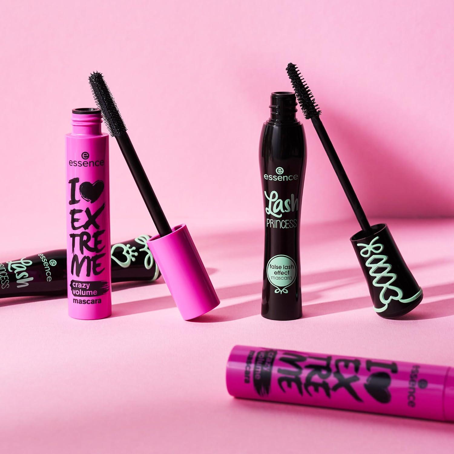 Essence | I Love Extreme Crazy Volume Mascara (Pack Of 1) | Intense And Dramatic Volume And Length In One Swipe | Vegan And Cruelty Free,