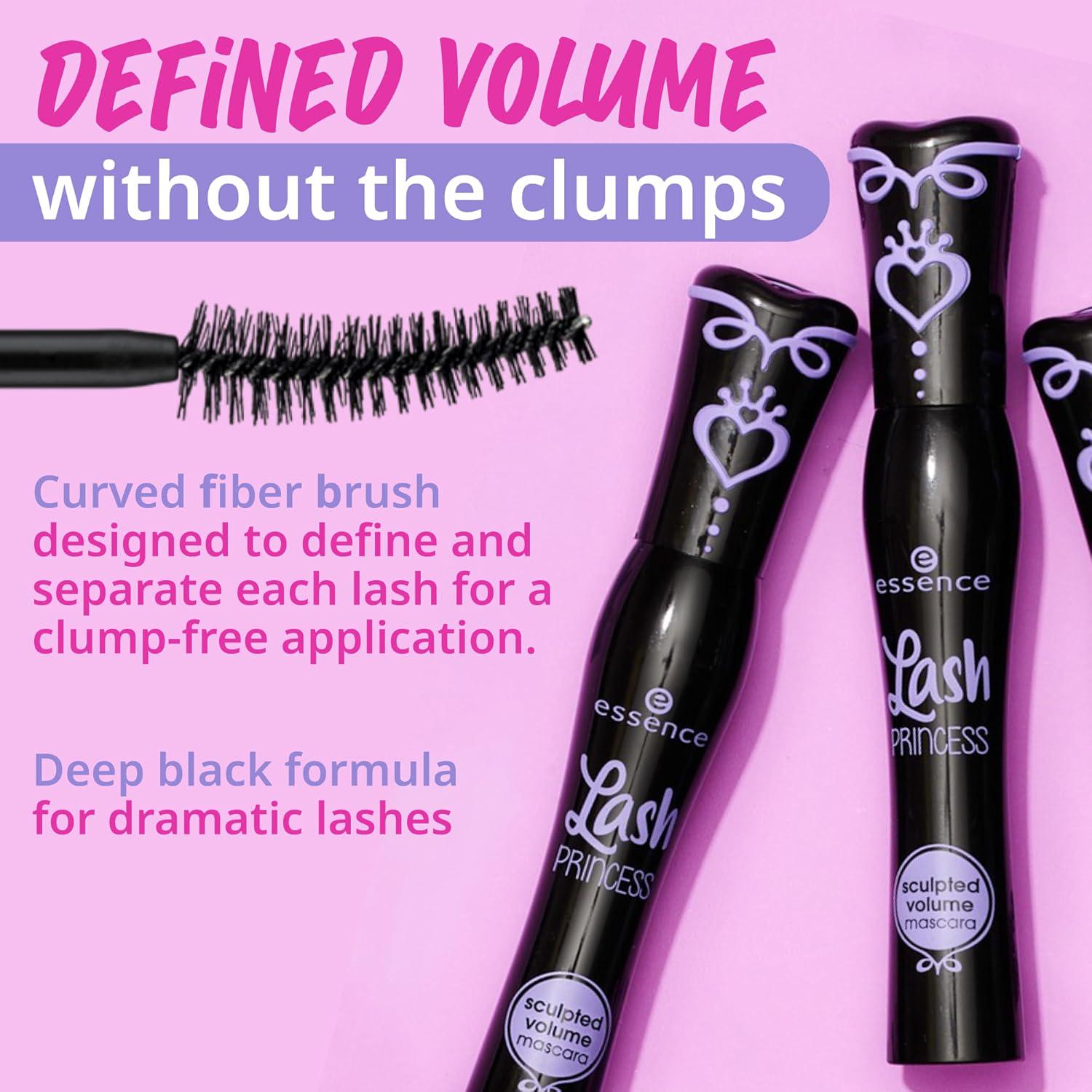 Essence | Lash Princess Sculpted Volume Mascara | Defining And Volumizing | Vegan And Cruelty Free | Free From Parabens,
