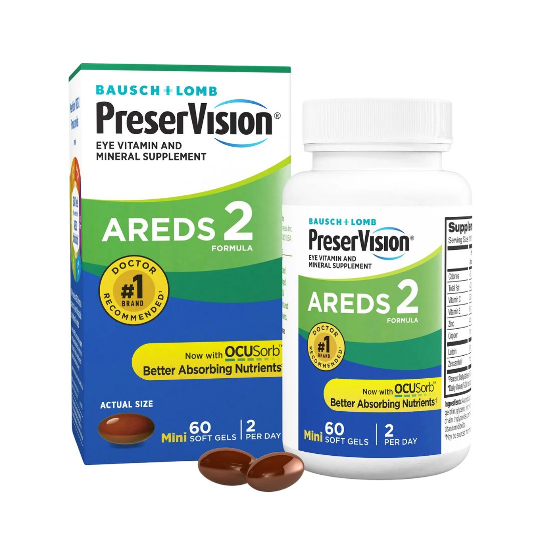 PreserVision AREDS 2 Formula Eye Vitamin & Mineral Supplement Mini Softgels,324208697603