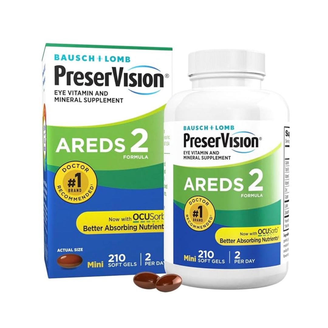 PreserVision AREDS 2 Formula Eye Vitamin & Mineral Supplement Mini Softgels,324208697795