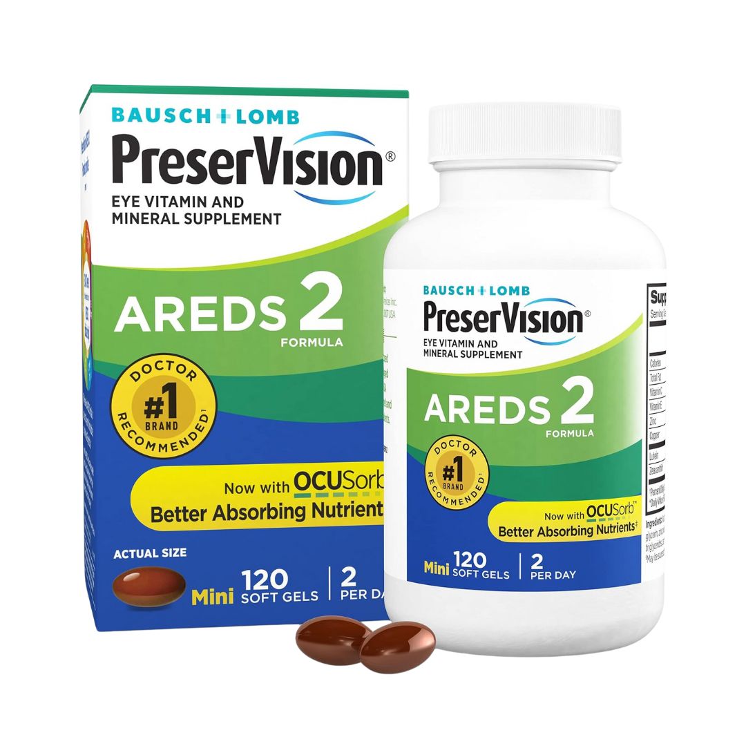 PreserVision AREDS 2 Formula Eye Vitamin & Mineral Supplement Mini Softgels,324208697627
