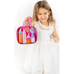 Fash N Kolor My Sweet Baby Disappearing Doll Feeding Set 6 Piece Includes Bottles and Toy Pacifiers