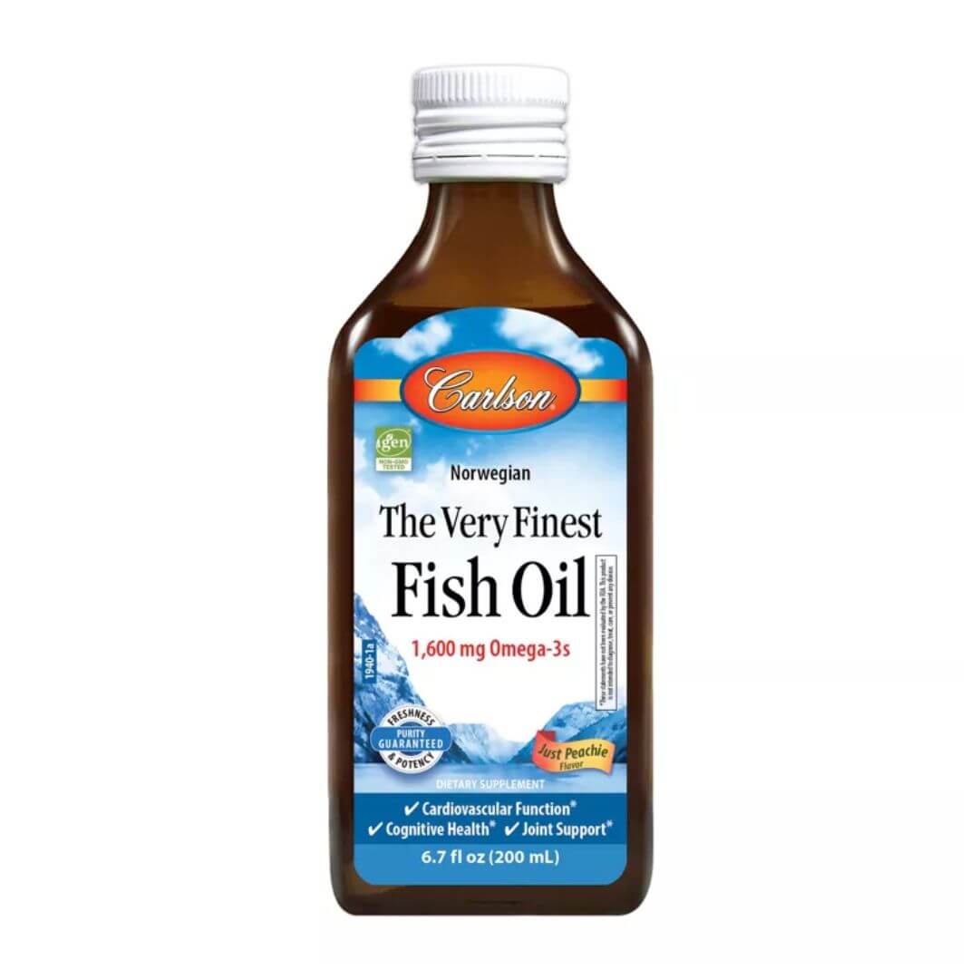 Carlson Norwegian The Very Finest 1600mg Omega-3s Fish Oil Syrup 200ml