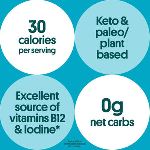 gimMe GimMe Organic Roasted Seaweed Sheets, Sea Salt, Keto, Vegan, Gluten Free, Great Source Of Iodine And Omega 3 S, Healthy On-The-Go Snack For Kids And Adults, #1 Sea Salt, 0.17 Ounce (Pack Of 20)
