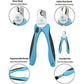 Gonicc Small Dog and Cat Nail Clippers Stainless Steel Pet Nail Trimmer with Safety Guard and Nail File