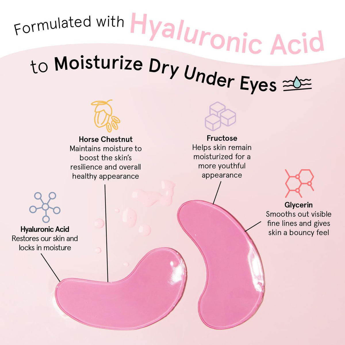 grace & stella Grace And Stella Award Winning Under Eye Mask - Reduce Dark Circles, Puffy Eyes, Undereye Bags, Wrinkles - Gel Under Eye Patches - Gifts For Mom - Vegan Cruelty-Free Self Care (Pink, 6 Pairs)