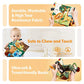 Hahaland High Contrast Baby Book Sensory Tummy Time Toy Travel Gift for Infants 0 6 Months