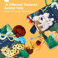 Hahaland High Contrast Baby Book Sensory Tummy Time Toy Travel Gift for Infants 0 6 Months