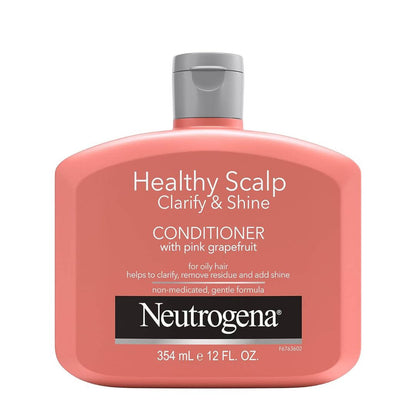 Neutrogena Healthy Scalp Clarify & Shine Pink Grapefruit Conditioner For Oily Hair 354ml