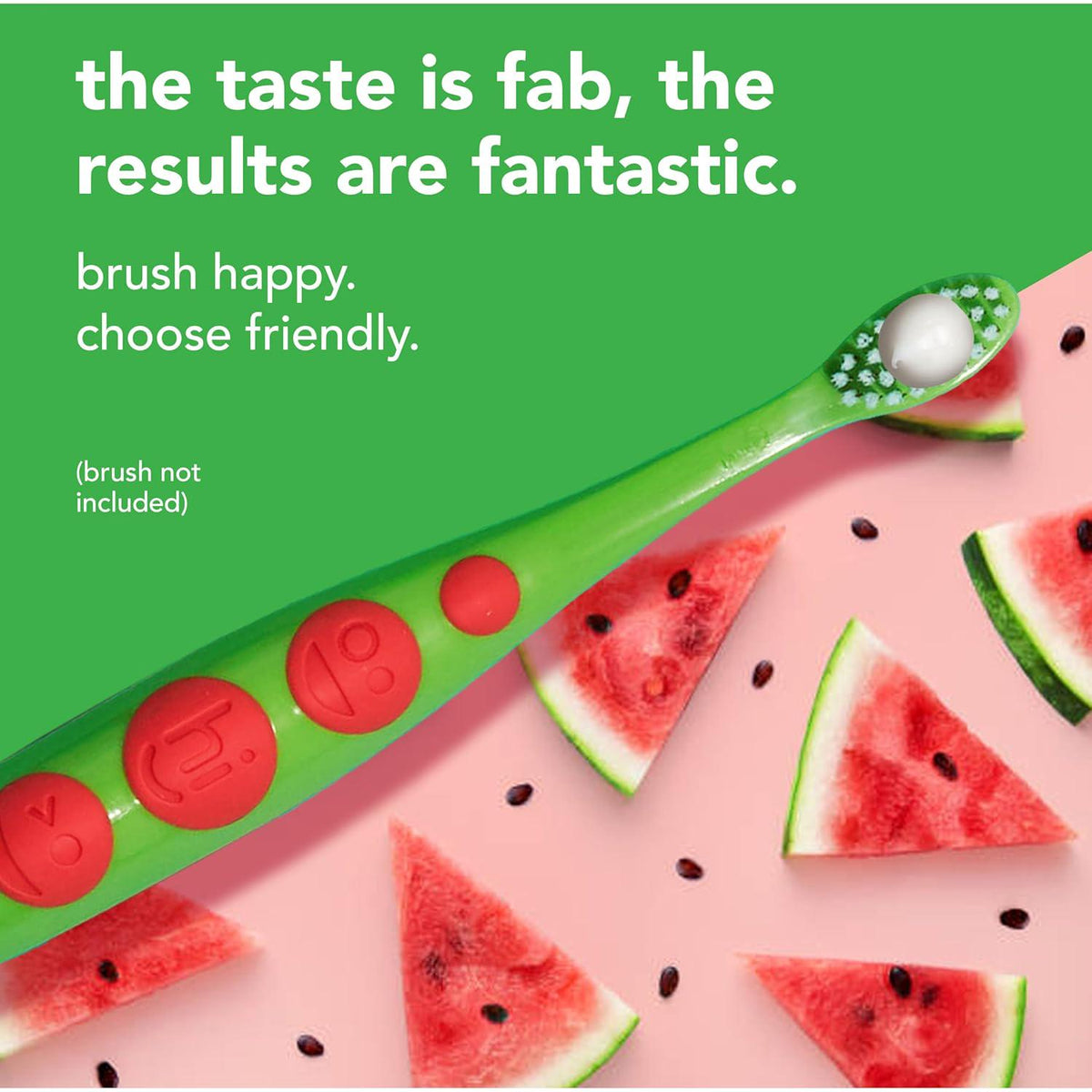 Hello Fresh Watermelon Fluoride Free Kids Toothpaste, 4.2 Oz Tube,