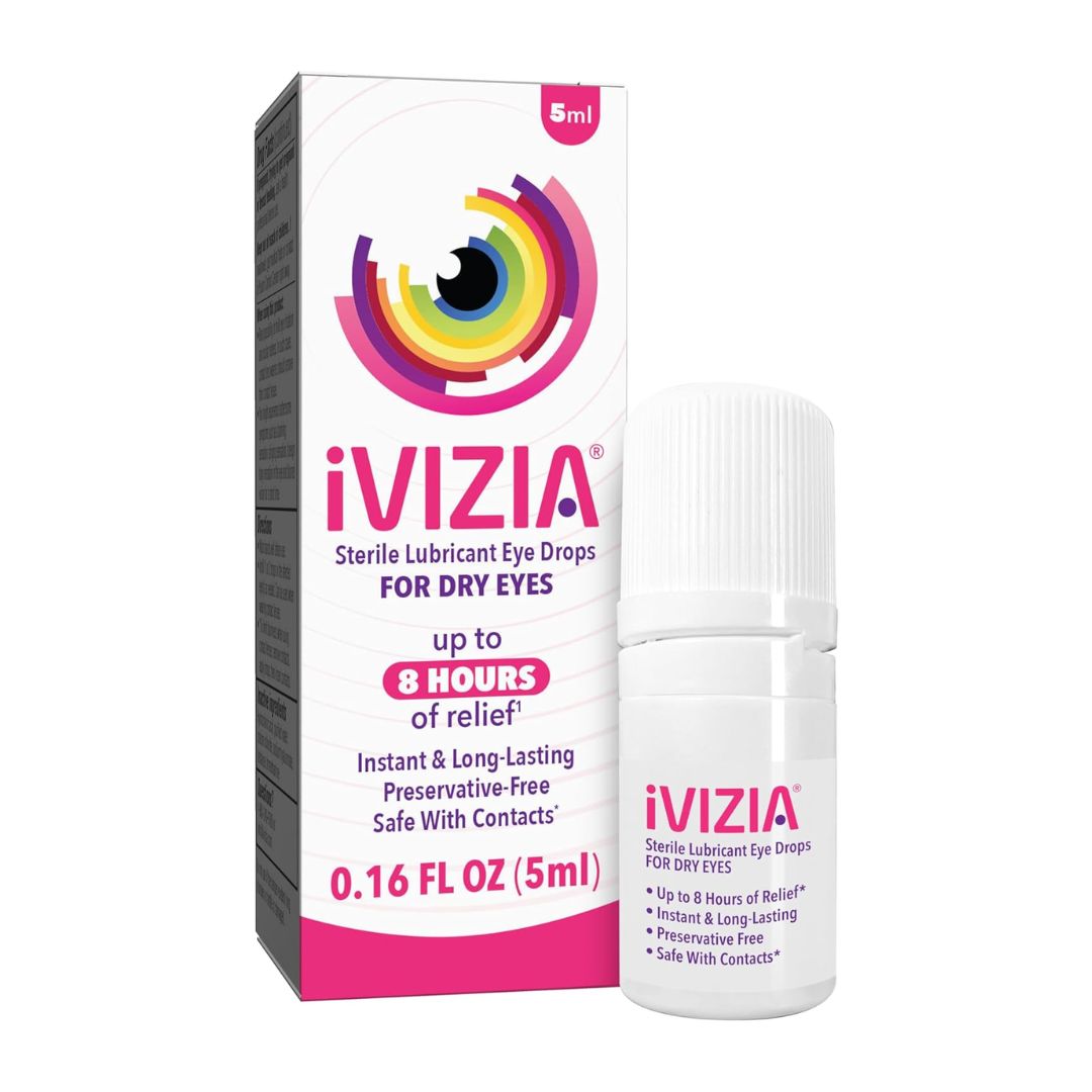 iVIZIA Sterile Lubricant Eye Drops For Dry Eyes 5ml
