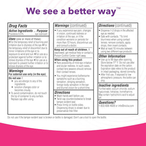 iVIZIA IVIZIA Sterile Lubricant Eye Drops For Dry Eyes, Preservative-Free, Moisturizing, Dry Eye Relief, Contact Lens Friendly, 0.16 Fl Oz Bottle Packaging May Vary