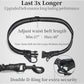 Iyoshop Hands Free Dog Leash with Bungee and Zipper Pouch Dual Padded Handles for Running Jogging Black