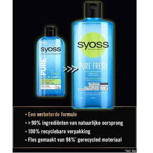 Syoss Pure Fresh Micellar Shampoo 440ml