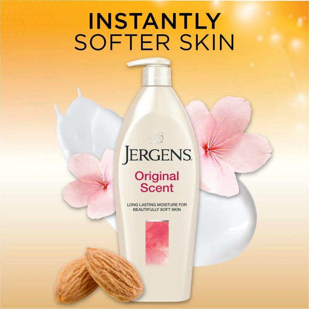 Jergens Original Scent Cherry & Almond Essence Dry Skin Moisturizer 400ml