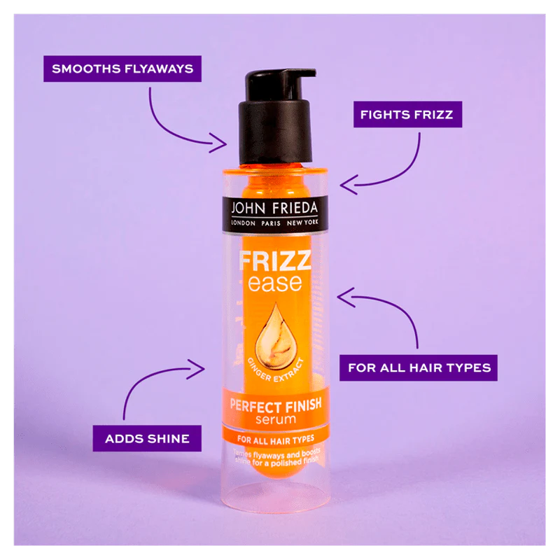 John Frieda Frizz Ease Argan, Coconut & Moringa Oil All in 1 Lightweight Serum 50ml,5037156202014,