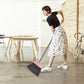 kelamayi Kelamayi Broom And Dustpan Set For Home, Office, Indoor&Outdoor Sweeping, Stand Up Broom And Dustpan (Pink)