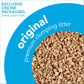Okocat Original Natural Cat Litter, 16.6?lb Bag, Low Dust, Clumping, Wood Litter with Odor Control