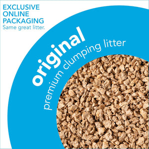 Okocat Original Natural Cat Litter, 16.6?lb Bag, Low Dust, Clumping, Wood Litter with Odor Control