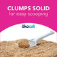 Okocat Super Soft Clumping Cat Litter Unscented 14 lb Wood Formula for Kittens and Sensitive Paws