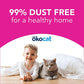 Okocat Super Soft Clumping Cat Litter Unscented 14 lb Wood Formula for Kittens and Sensitive Paws