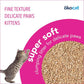 Okocat Super Soft Clumping Cat Litter, 11.2 lb Bag, Unscented, Dust-Free, Natural Wood, For Kittens & Sensitive Paws
