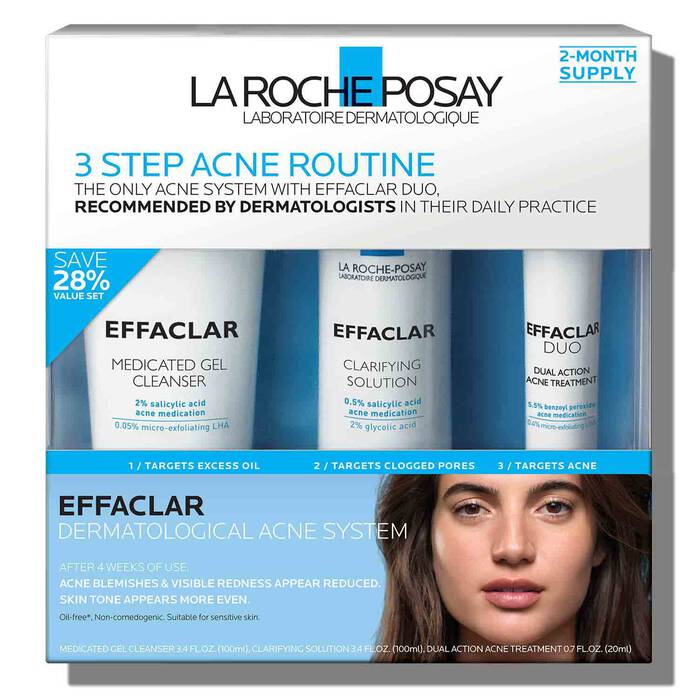 La Roche-Posay Effaclar Dermatological Acne Treatment System,883140035282,