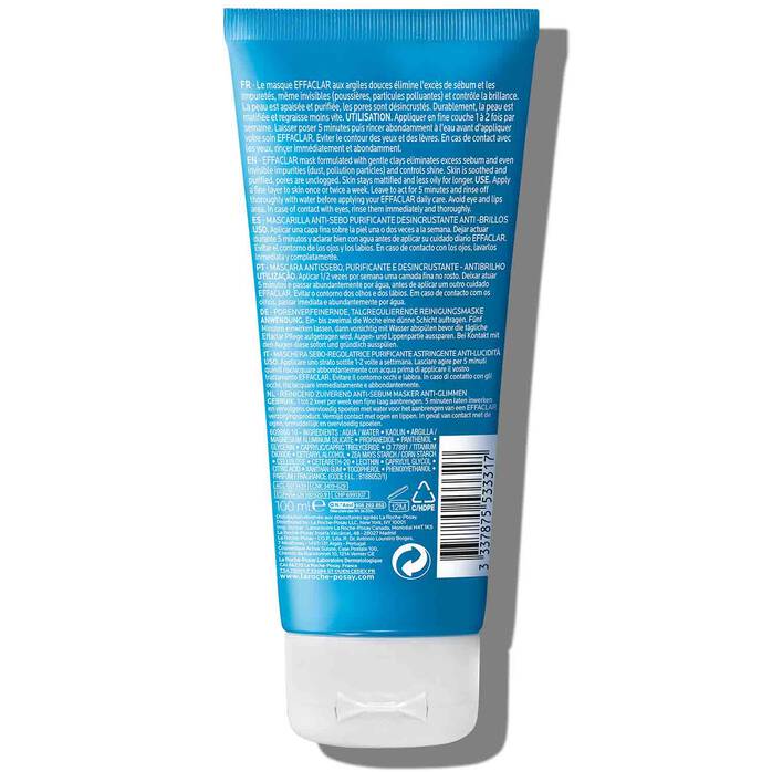 La Roche-Posay Effaclar Shine Control Clay Mask 100ml,3337875533317,