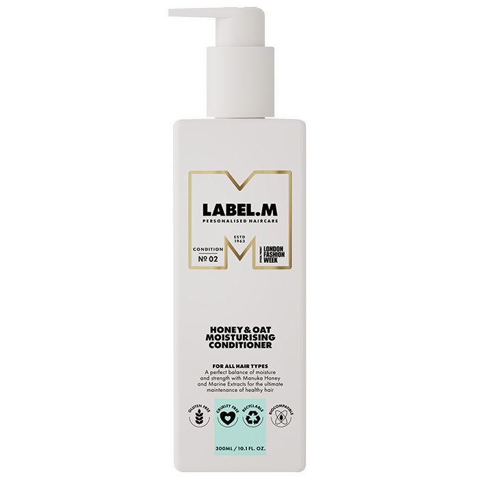Label.M Professional Haircare Condition No.02 Honey & Oat Moisturising Conditioner 300ml,5060059572274,