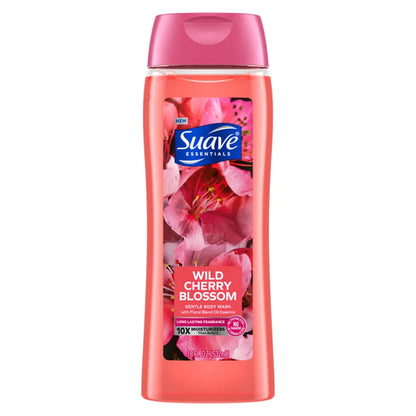 Suave Essentials Wild Cherry Blossom Gentle Body Wash 532ml