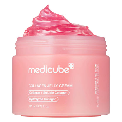 medicube Medicube Collagen Jelly Cream- Niacinamide And Freeze-Dried Hydrolyzed Collagen - Boosts Skin's Barrier Hydration And Gives 24h Glow And Lifted Look - No Artificial Color, Korean Skincare (3.71 Fl.oz.)