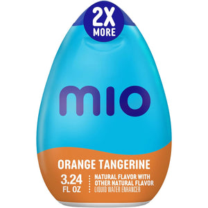 Mio Orange Tangerine Liquid Water Enhancer, 324 fl oz Bottle, Naturally Flavored, No Sugar, Enhances Water with Zesty Taste