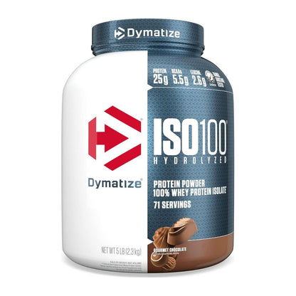 Dymatize ISO100 Hydrolyzed Gourmet Chocolate Flavor Whey Isolate Protein Powder 2.3kg