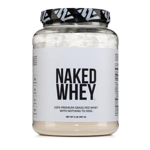 Naked Nutrition Grass Fed Whey Unflavored Protein Powder 907g